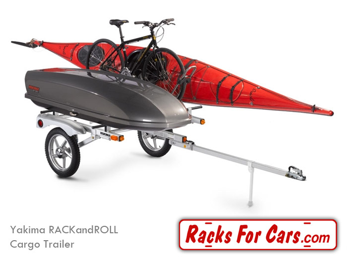 SkyBox Pro box, HighRoller bike rack, and HullRaiser kayak rack